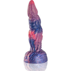 Epic Dionysus Dance of Pleasure Dildo με Βεντούζα 18cm Μωβ Ροζ