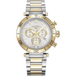 Roamer Toscana Ανδρικό Ρολόι Χρονογράφος με Ασημί Χρυσό Μεταλλικό Μπρασελέ 994837472520