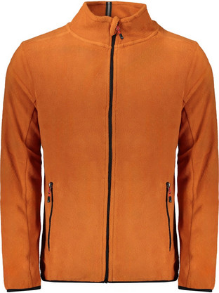 Norway 1963 Ανδρική Ζακέτα Fleece με Φερμουάρ Πορτοκαλί 849543