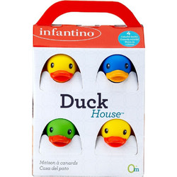 Infantino Duck House Σετ Παπάκια Μπάνιου 4τμχ