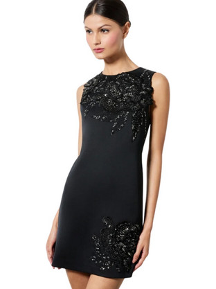 Alice and Olivia Mini Φόρεμα για Γάμο / Βάπτιση Μαύρο CC410E83538-E049