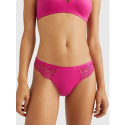 Tommy Hilfiger Γυναικείο String με Δαντέλα Φούξια UW0UW03814-TZO
