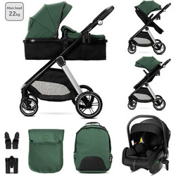 Lorelli Aspen Καρότσι Μωρού 3 σε 1 Green