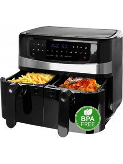 Emerio AF-126672.4 Air Fryer 9lt με Διπλό Κάδο