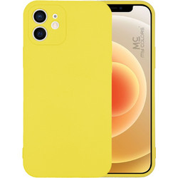Sonique My Colors Silicone Back Cover Yellow (iPhone 12)