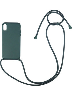 Sonique Carryhang Back Cover Dark Green (iPhone XS Max)