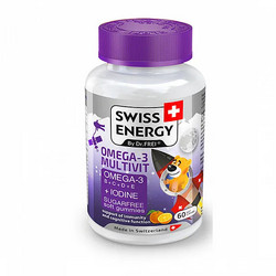 Swiss Energy Omega-3 Multivit Πορτοκάλι 60 Κάψουλες