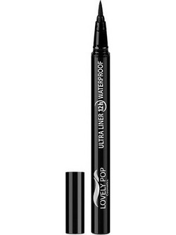 Lovely Pop Ultra Black Αδιάβροχο Στυλό Eyeliner