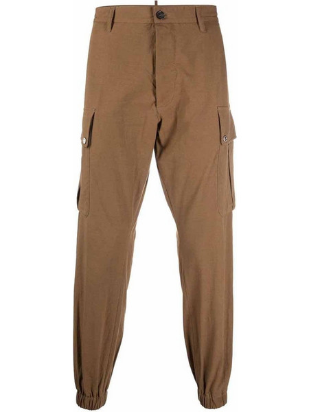 Dsquared2 Ανδρικό Παντελόνι Cargo Joggers Κανονική Εφαρμογή Ταμπά S74KB0564S48528-154