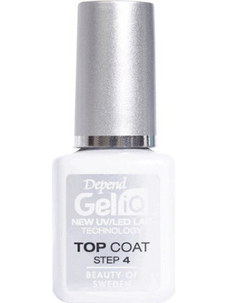 Depend Gel iQ Step 4 Top Coat Ημιμόνιμο Βερνίκι Νυχιών 5ml