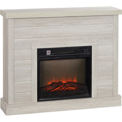 HOMCOM 820-411V90ND Επιδαπέδιο Ηλεκτρικό Τζάκι 1800W Μ96.5xΥ81.7xΒ22cm