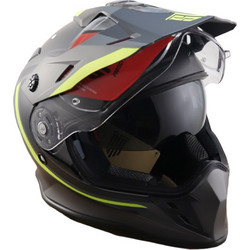 Str Grey Yellow Κράνος Μηχανής Motocross