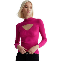 Liu Jo Γυναικεία Πλεκτή Μπλούζα Φούξια CF3021MS99E-72624