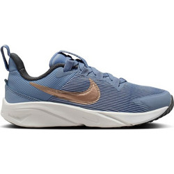 Nike Star Runner 4 Nn Παιδικά Αθλητικά Παπούτσια για Τρέξιμο Μπλε Γκρι Ροζ Χρυσά DX7614-405