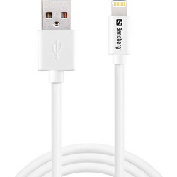 Sandberg USB-A to Lightning Cable 1m White 340-75