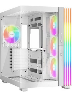 Be Quiet Light Base 600 LX White Gaming Midi Tower Κουτί Υπολογιστή RGB με Πλαϊνό Παράθυρο