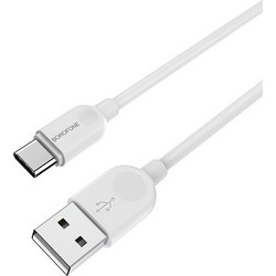 Borofone BX14 USB-A to USB-C 1m White 5210131000984