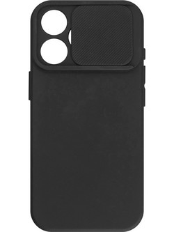 Powertech Camshield Soft Back Cover Black (iPhone 16 Pro)