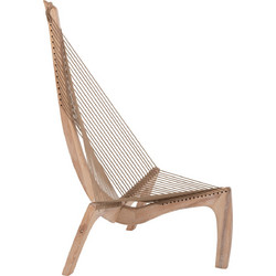 HomeMarkt Πολυθρόνα Ξύλινη Harp HM9861
