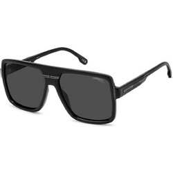 Carrera CA09S V81M9 Ανδρικά Γυαλιά Ηλίου Μάσκα Κοκάλινα Μαύρα με Μαύρο Φακό