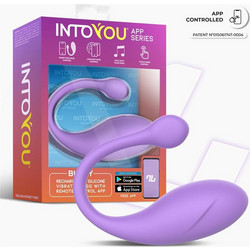 IntoYou Bulby Vibrating Egg Dark Δονητής Egg για Ζευγάρια με App Control Μωβ