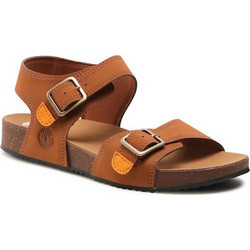 Timberland Παιδικά Πέδιλα για Αγόρι Ανατομικά Καφέ TB0A4339F13