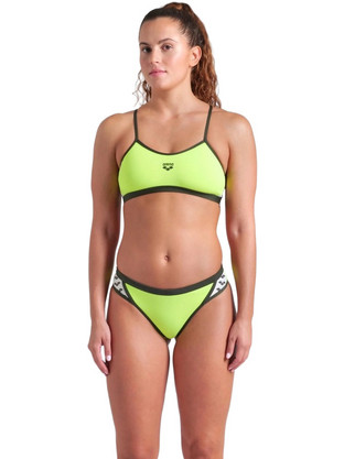Arena Icons Αθλητικό Γυναικείο Μαγιό Bikini Set Lime 005037-660