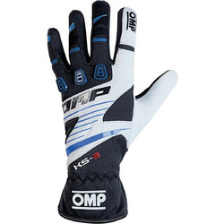 OMP Karting Gloves KS-3 Blue White