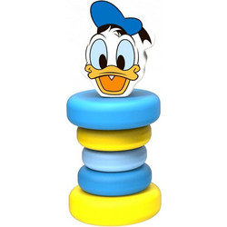 Tooky Toy Ντόναλντ Ξύλινη Κουδουνίστρα Μαράκα για 6+ Μηνών