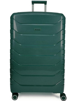 Pegasus TeRock Βαλίτσα Μεγάλη 75x49x30cm με 4 Ρόδες Πράσινη