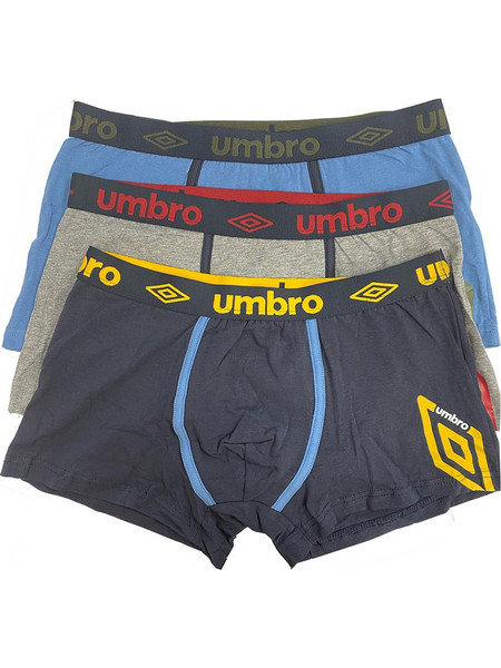 Umbro Ανδρικά Μποξεράκια Σετ 3Pack UIB05241G3
