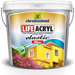 Chromodomi Life Acryl Elastic Fiber Τσιμεντόχρωμα Base D 3lt