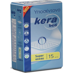Kera Bed Super Υποσέντονα Ακράτειας 60x90cm 15τμχ