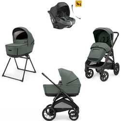 Inglesina Aptica XT Quattro 2025 Darwin Recline Καρότσι Μωρού 3 σε 1 Taiga Green/Nero