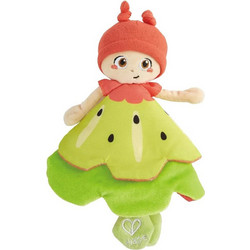 Hape Κούκλα Flowerini Πανάκι Παρηγοριάς Πράσινο Πορτοκαλί