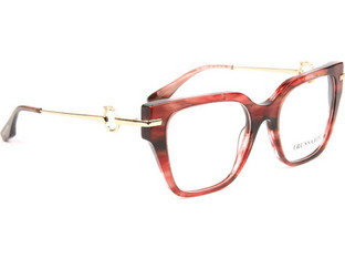 Trussardi 6038 E01 Γυναικείος Σκελετός Γυαλιών Οράσεως Κοκάλινος Μεταλλικός Χρυσός Καφέ