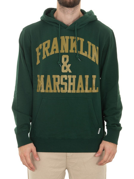 Franklin & Marshall Ανδρικό Φούτερ με Κουκούλα & Τσέπες Κυπαρισσί JM5010.000.2004P01-116
