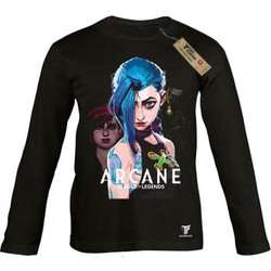 Takeposition Arcane League of Legent Παιδικό T-Shirt Μακρυμάνικο Μαύρο 814-4778