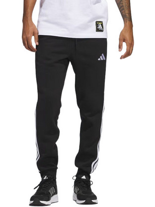 Adidas Essentials Ανδρικό Παντελόνι Φόρμας με Λάστιχο Μαύρο JD1861