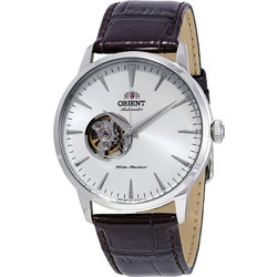 Orient Contemporary Ανδρικό Ρολόι Αυτόματο με Μπλε Δερμάτινο Λουράκι TAG02005W0
