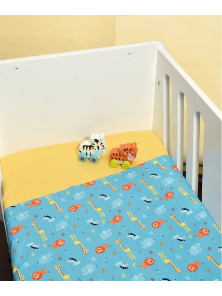 Baby Oliver Σετ Βρεφικά Σεντόνια Κούνιας Βαμβακερά 110x160 Des 216 3τμχ
