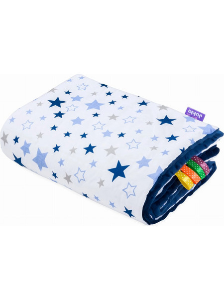 Jukki Milky Way Granat Κουβέρτα Αγκαλιάς Βελουτέ 75x100 Λευκή Μπλε