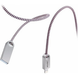 Awei CL-20 Braided USB-A to Lightning Cable 1m Silver