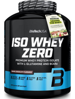 Biotech USA ISO Whey Zero Dark Chocolate Πρωτεΐνη Ορού Γάλακτος Γράμμωσης Γλουτένη 2.27kg
