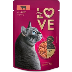 My Love Adult with Beef in Gravy 85gr