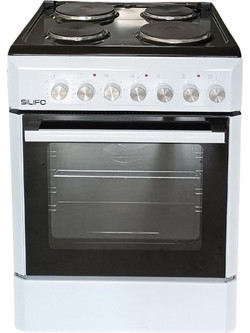 SILIFO SF6152 Κουζίνα Ηλεκτρική 61lt με Εμαγιέ Εστίες 60cm