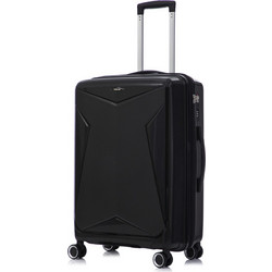 RCM 182-24 Βαλίτσα Μεσαία 64x41x27cm με 4 Ρόδες Μαύρη