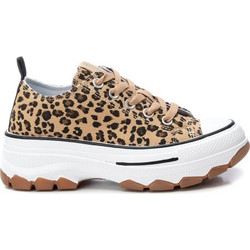 Refresh Γυναικεία Sneakers Chunky Μπεζ Μαύρα 172477