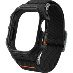 Spigen Lite Fit Pro Θήκη Σιλικόνης με Λουράκι για Apple Watch Ultra 49mm Μαύρη