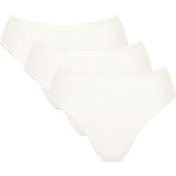 Sloggi Go Daily Βαμβακερά Γυναικεία Slip Εκρού 3Pack 10222331-00GZ